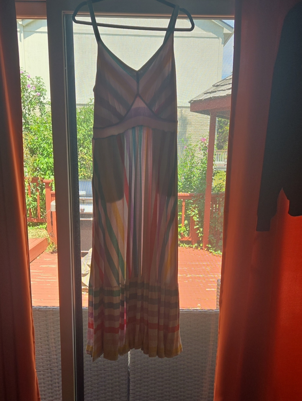 torrid Multicolor Striped V-Neck Maxi Dress